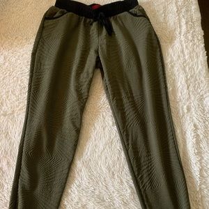 Army green sweatpants